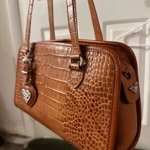 Elegant Brighton Crocodile Pattern Handbag